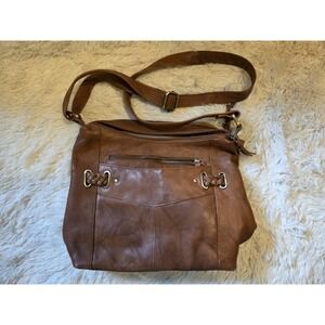 Great American Leather Works Purse Handbag Shoulder Brown